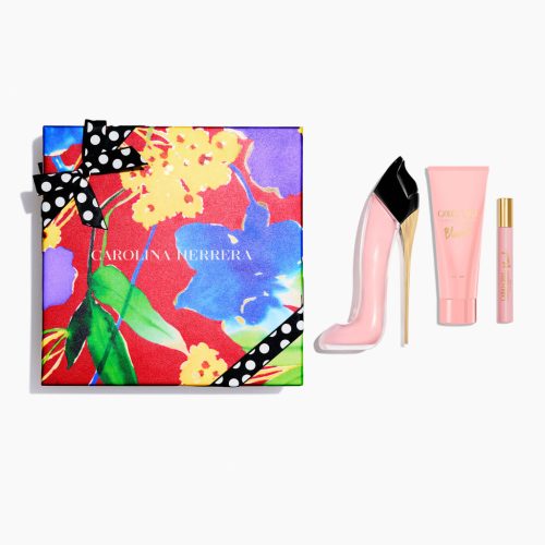 Good Girl Blush 80ml Eau de Parfum, 100ml Body Lotion and 10ml Mega Spritzer